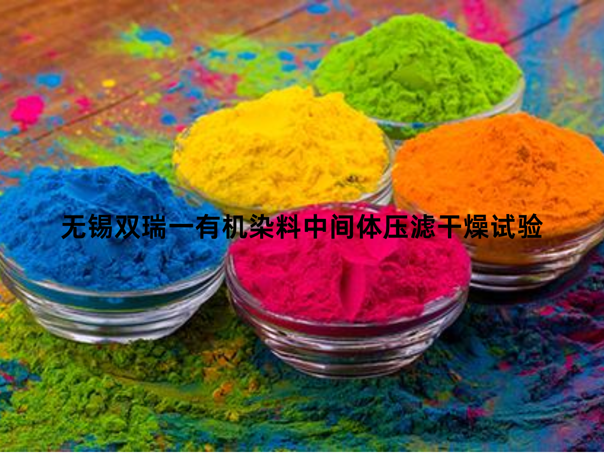 无锡双瑞—有机染料中间体压滤干燥试验